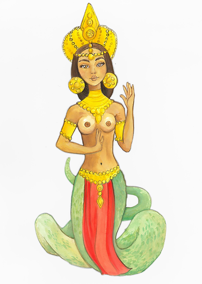 Naga - Gouache