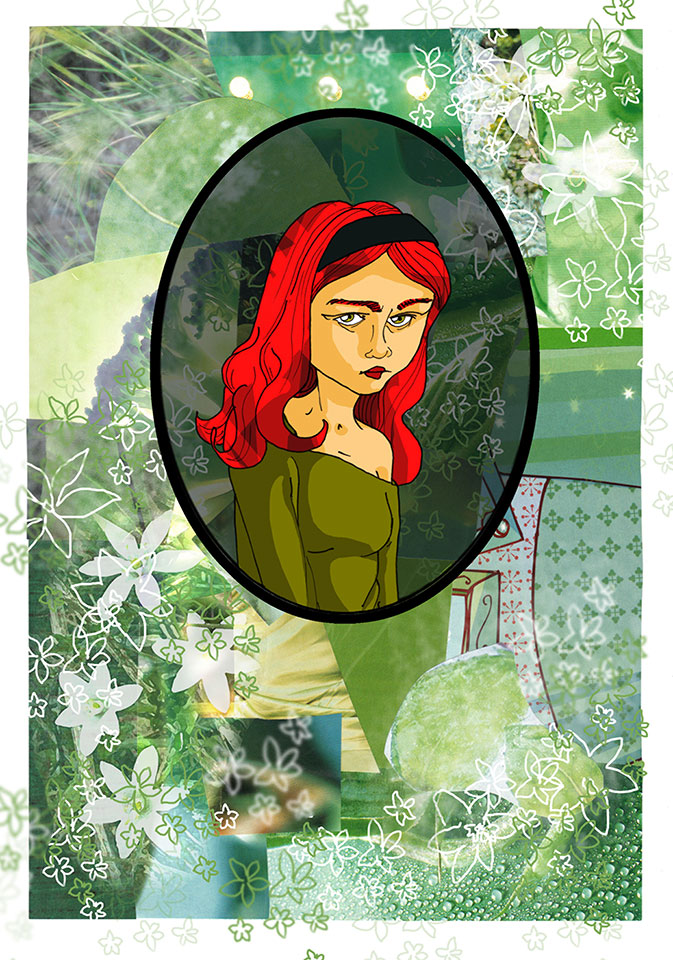 Sulky Red Head - Photoshop